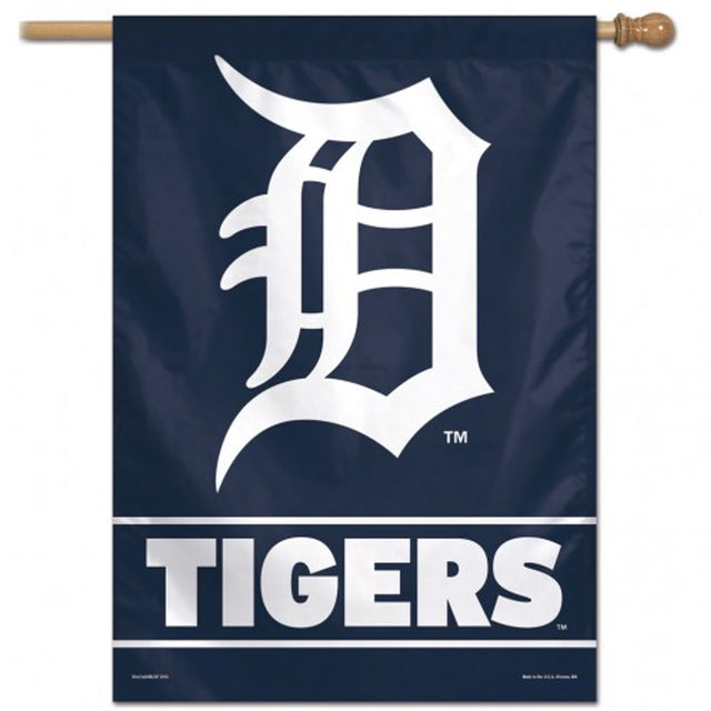 Banner vertical de los Tigres de Detroit de 28 x 40 pulgadas