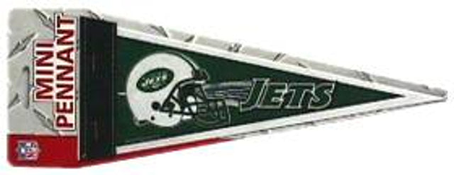 Banderín en miniatura de los New York Jets de 12 x 30 pulgadas