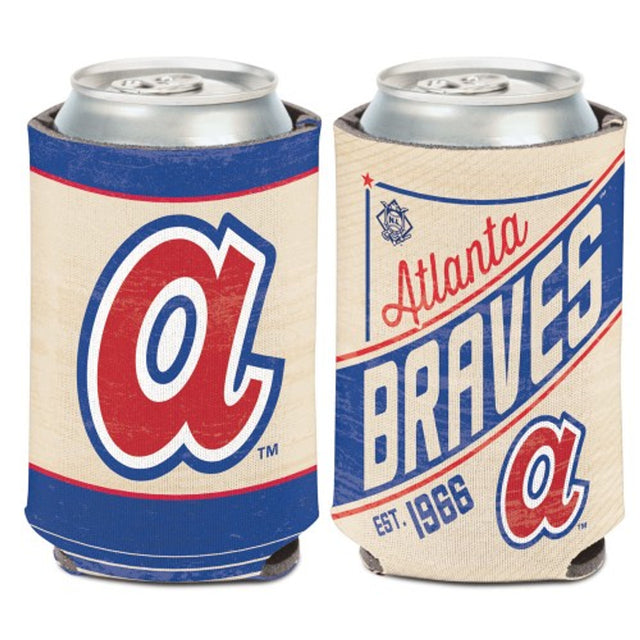 Enfriador de latas de los Atlanta Braves, diseño vintage