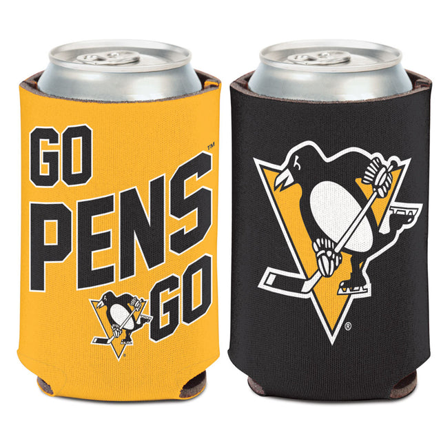 Diseño del eslogan de la hielera de los Pittsburgh Penguins