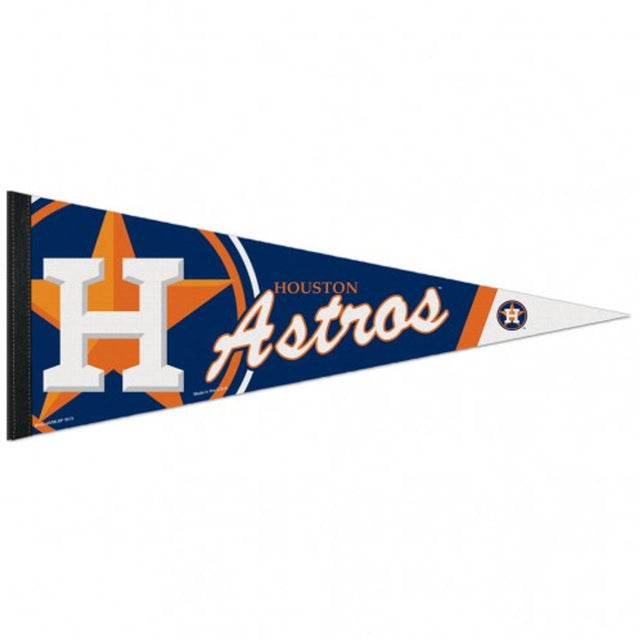 Banderín de los Houston Astros de 12 x 30, estilo premium