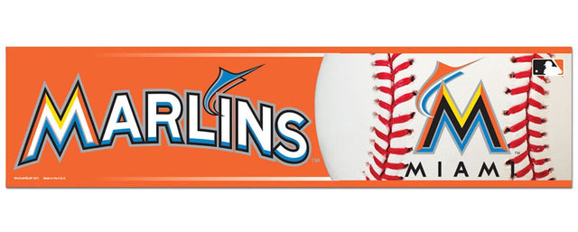 Pegatina para el parachoques de los Miami Marlins