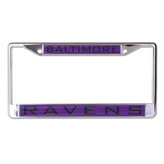 Baltimore Ravens License Plate Frame - Inlaid