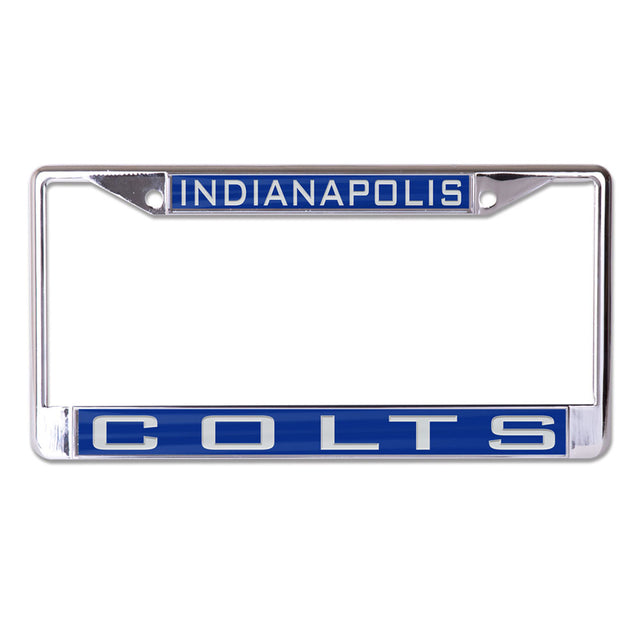 Indianapolis Colts License Plate Frame - Inlaid