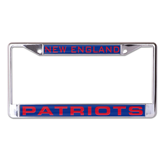 New England Patriots License Plate Frame - Inlaid