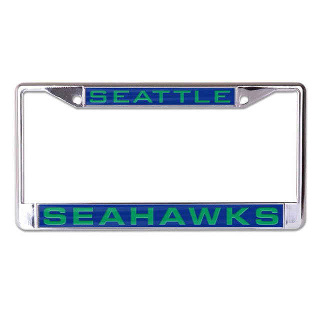 Seattle Seahawks License Plate Frame - Inlaid