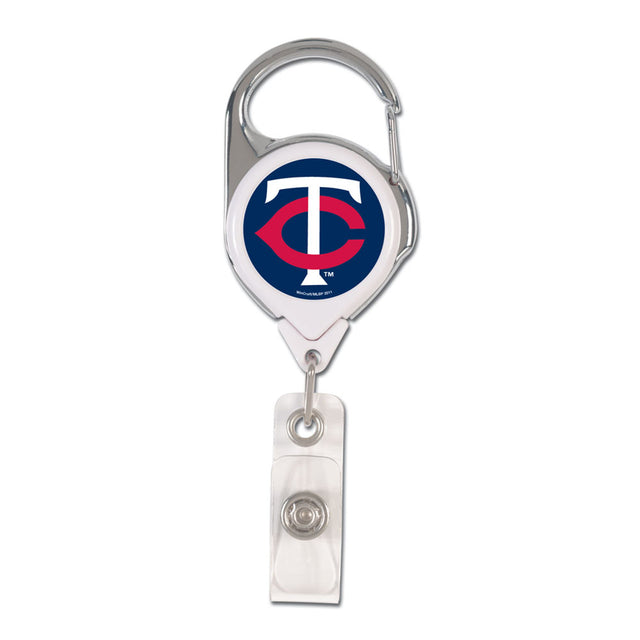 Porta credencial retráctil premium de los Minnesota Twins