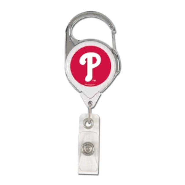 Porta credencial retráctil premium de los Philadelphia Phillies