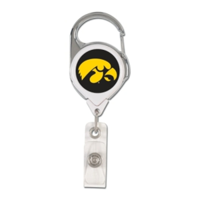 Porta credencial retráctil premium de Iowa Hawkeyes