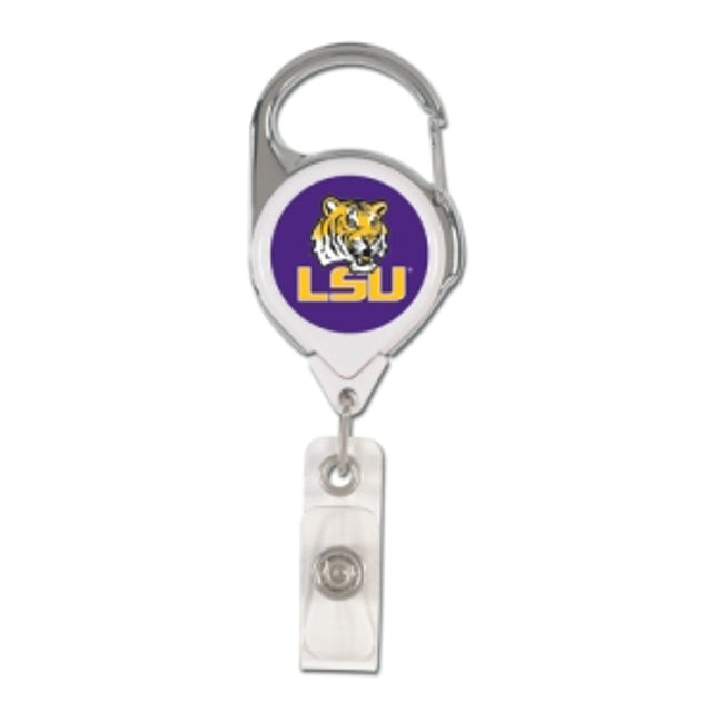 Porta credencial retráctil premium de LSU Tigers