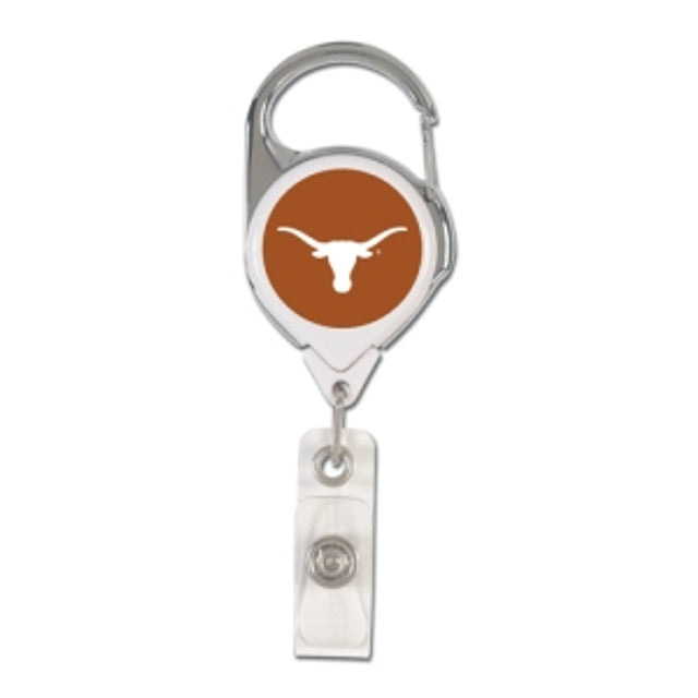 Porta credencial retráctil premium de Texas Longhorns