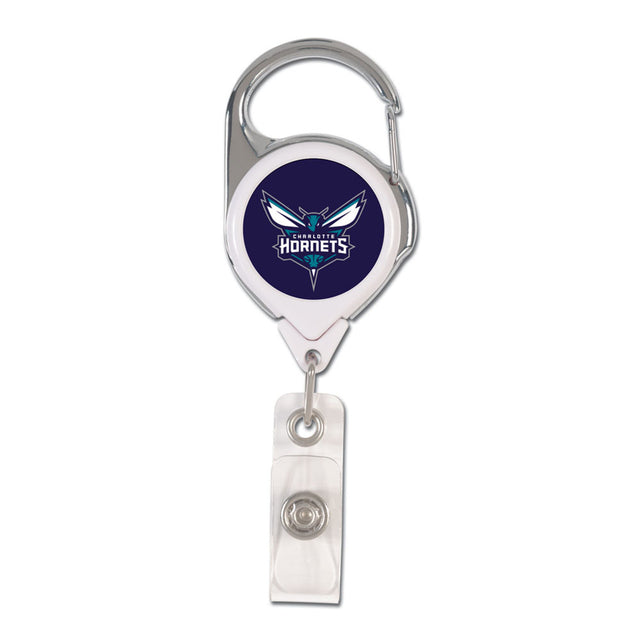 Charlotte Hornets Badge Holder Premium Retractable