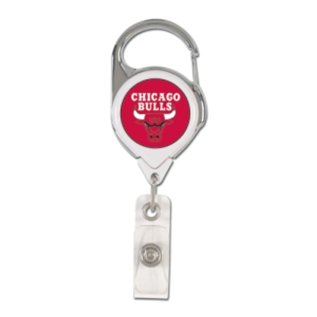 Chicago Bulls Badge Holder Premium Retractable