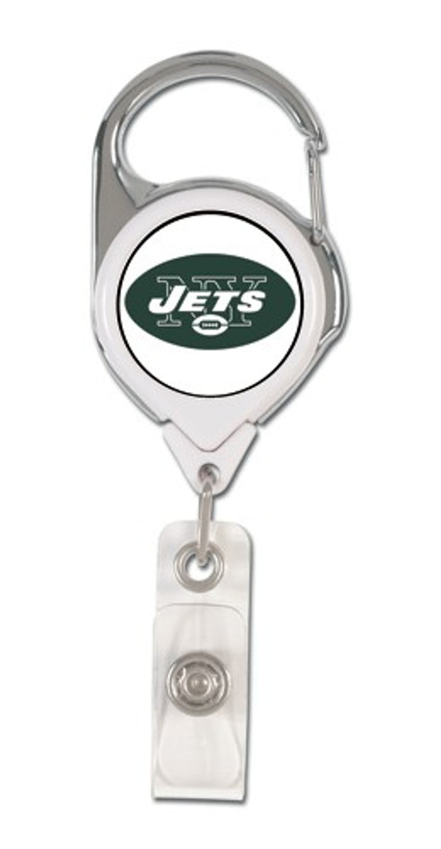 Porta credencial retráctil premium de los New York Jets