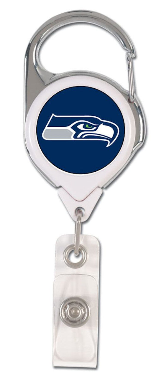 Porta credencial retráctil premium de los Seattle Seahawks