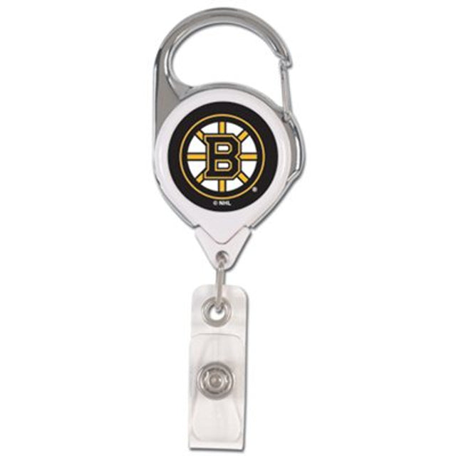 Porta credencial retráctil premium de los Boston Bruins