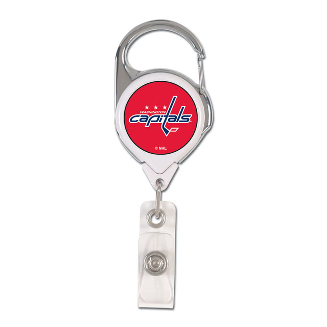 Washington Capitals Badge Holder Premium Retractable