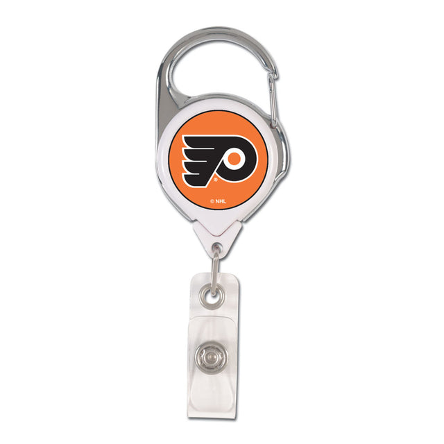 Porta credencial retráctil premium de los Philadelphia Flyers