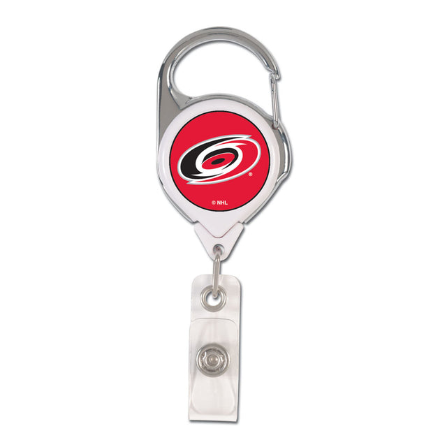 Carolina Hurricanes Badge Holder Premium Retractable