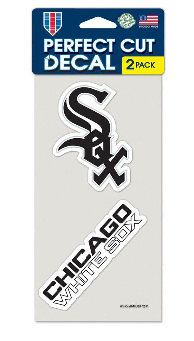 Juego de 2 calcomanías troqueladas de los Chicago White Sox