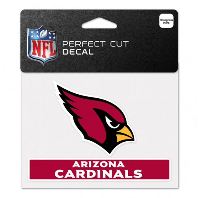 Arizona Cardinals Decal 4.5x5.75 Perfect Cut Color