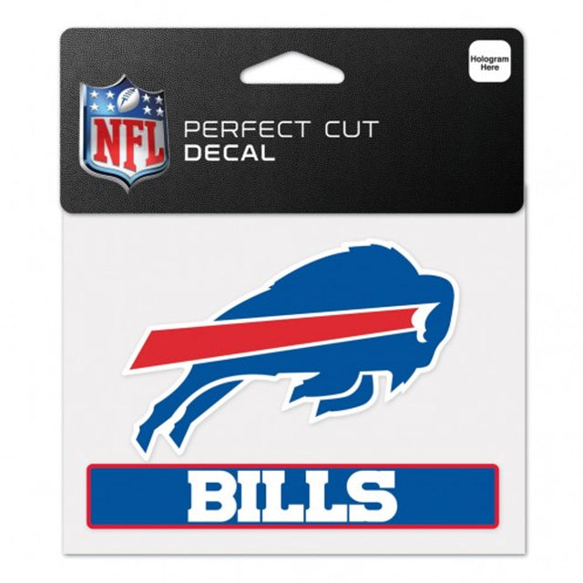 Calcomanía de Buffalo Bills de 4,5 x 5,75 pulgadas, corte perfecto y color