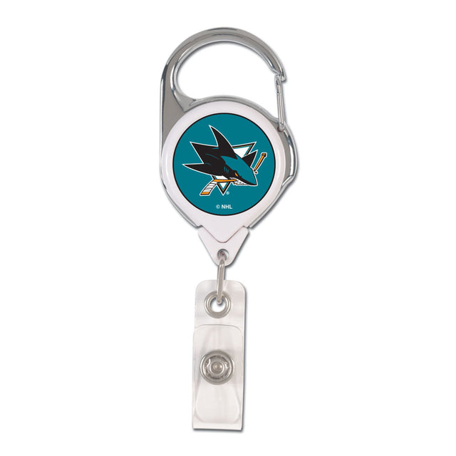 San Jose Sharks Badge Holder Premium Retractable