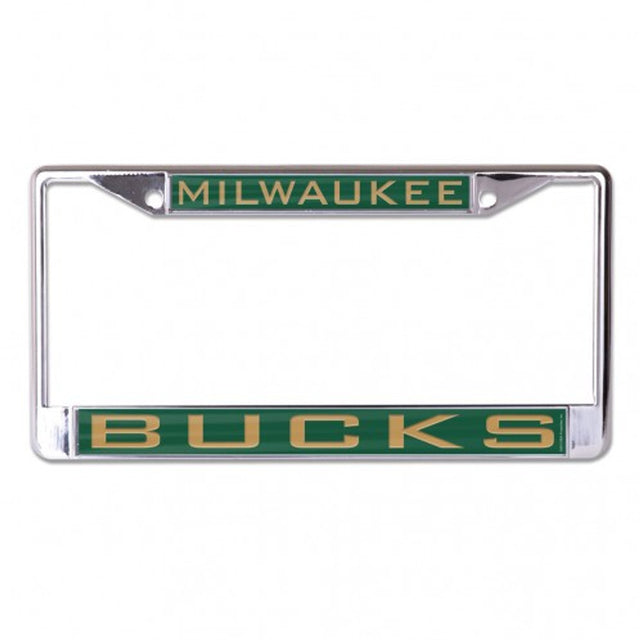 Milwaukee Bucks License Plate Frame - Inlaid