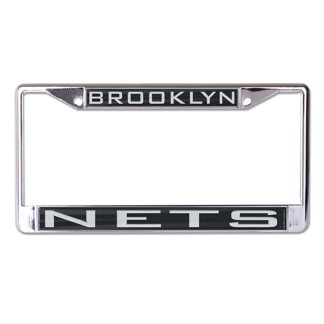 Brooklyn Nets License Plate Frame - Inlaid