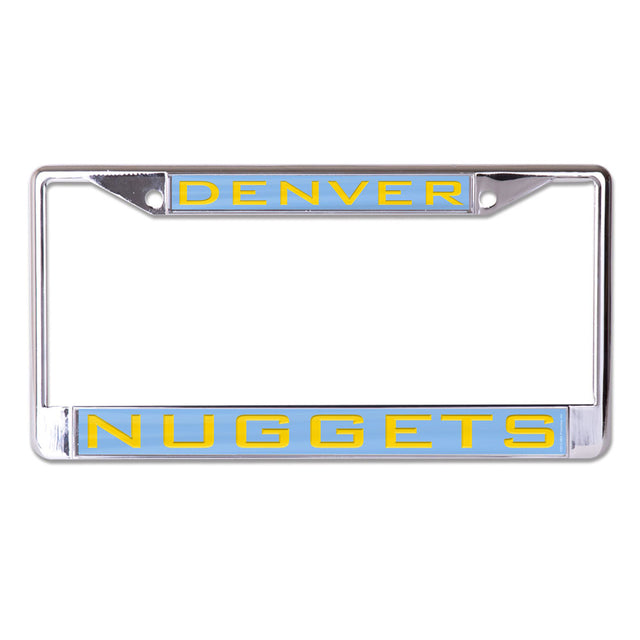 Denver Nuggets License Plate Frame - Inlaid