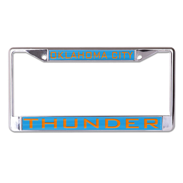 Oklahoma City Thunder License Plate Frame - Inlaid