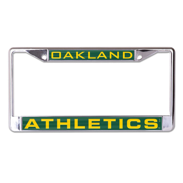 Oakland Athletics License Plate Frame - Inlaid