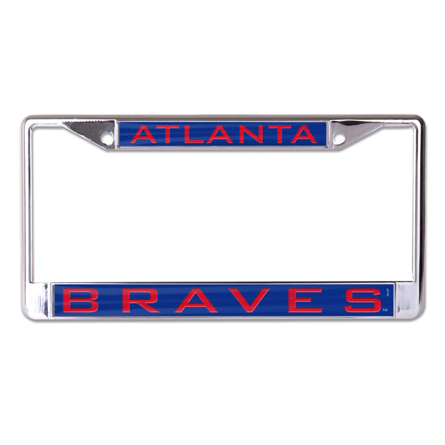 Atlanta Braves License Plate Frame - Inlaid