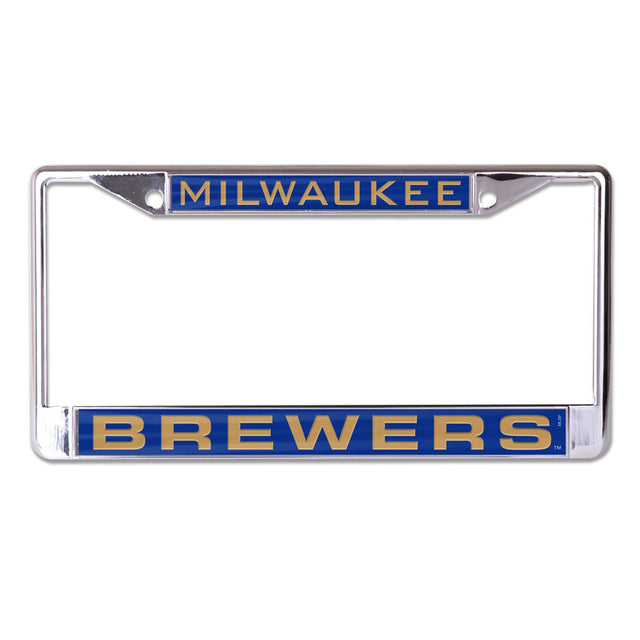 Milwaukee Brewers License Plate Frame - Inlaid