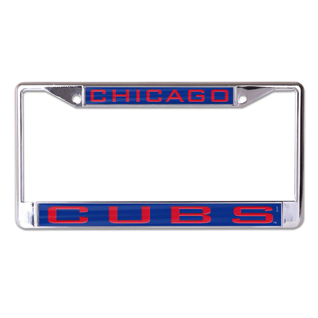 Chicago Cubs License Plate Frame - Inlaid