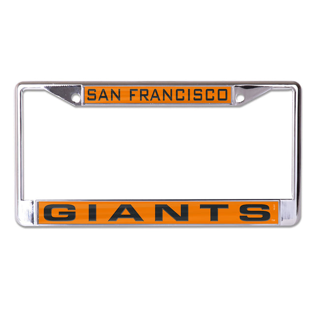 San Francisco Giants License Plate Frame - Inlaid