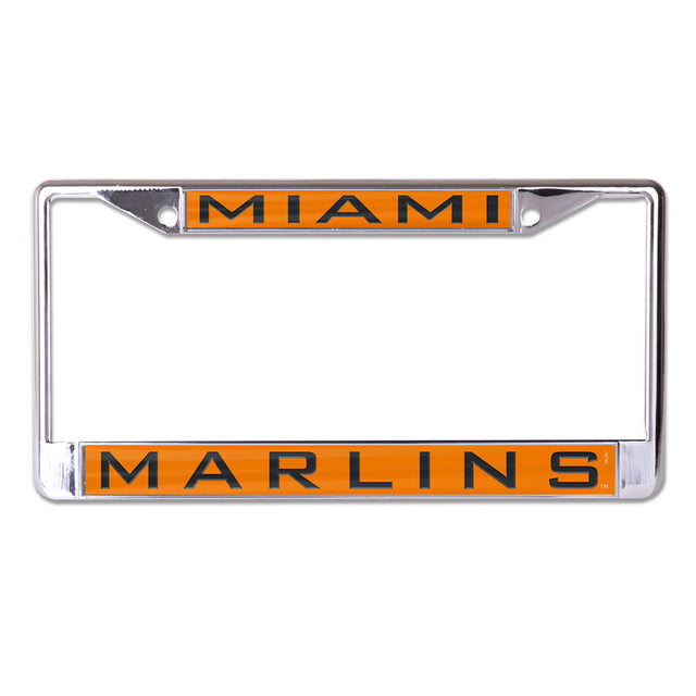 Miami Marlins License Plate Frame - Inlaid