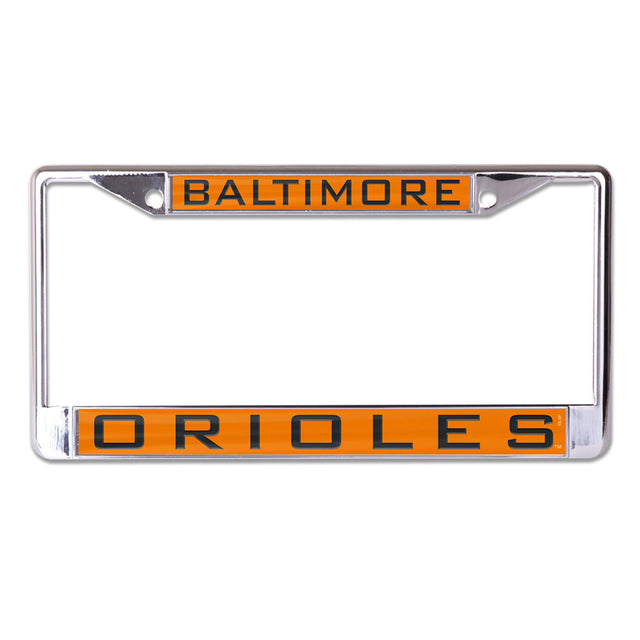 Baltimore Orioles License Plate Frame - Inlaid