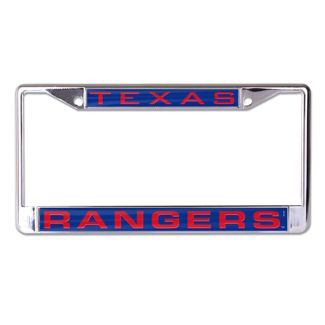 Texas Rangers License Plate Frame - Inlaid