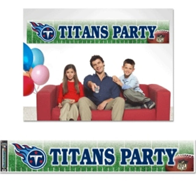 Banner de los Tennessee Titans de 12 x 65 pulgadas, estilo fiesta CO