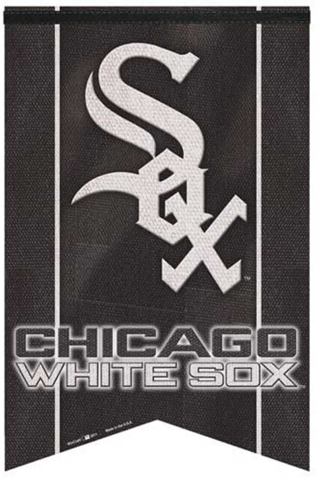 Pancarta de los White Sox de Chicago de 17 x 26 pulgadas, estilo banderín, de fieltro de primera calidad