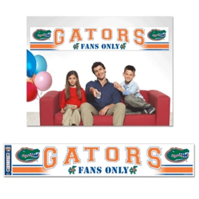 Pancarta de los Florida Gators de 12 x 65, estilo fiesta CO