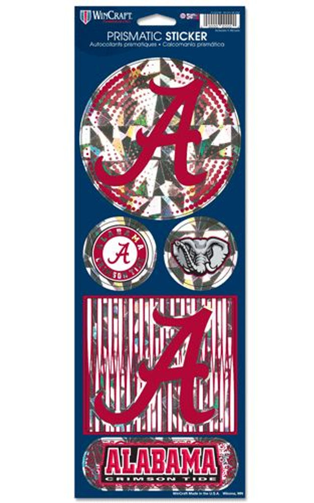 Pegatinas de Alabama Crimson Tide Prismatic