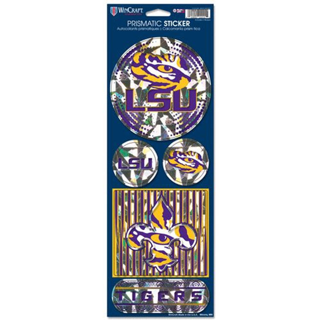 LSU Tigers Stickers Prismatic