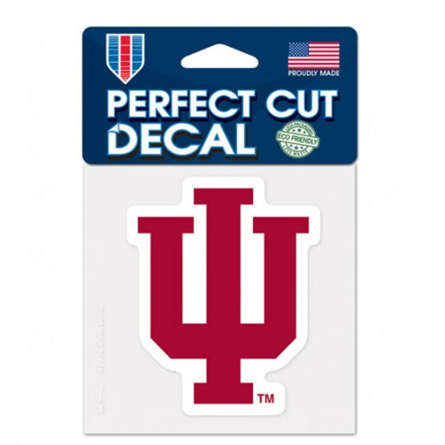 Calcomanía de Indiana Hoosiers 4x4 Color de corte perfecto