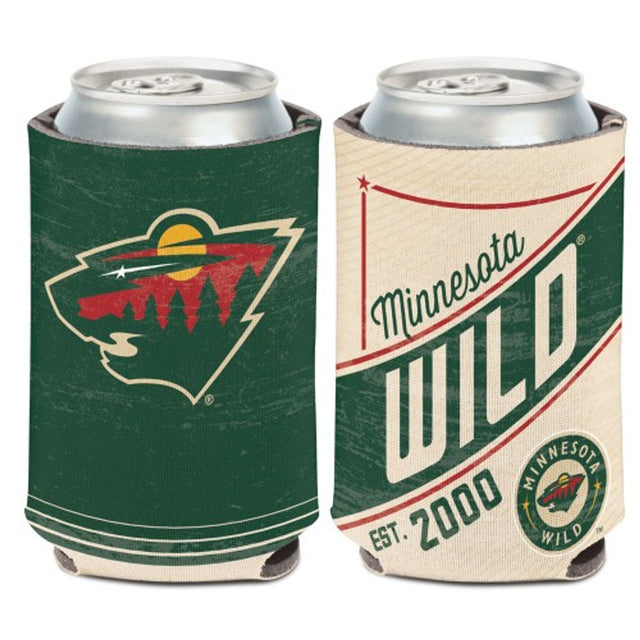 Enfriador de latas Minnesota Wild de diseño vintage