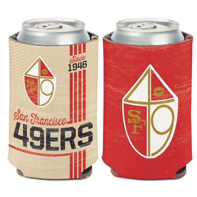 Enfriador de latas de diseño vintage de los San Francisco 49ers