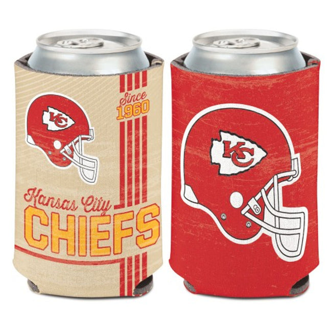 Enfriador de latas de los Kansas City Chiefs, diseño vintage