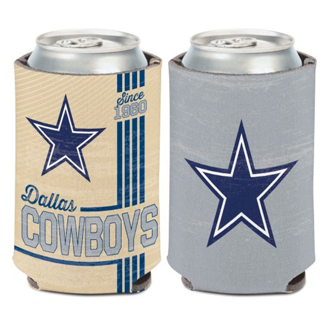 Enfriador de latas de los Dallas Cowboys, diseño vintage