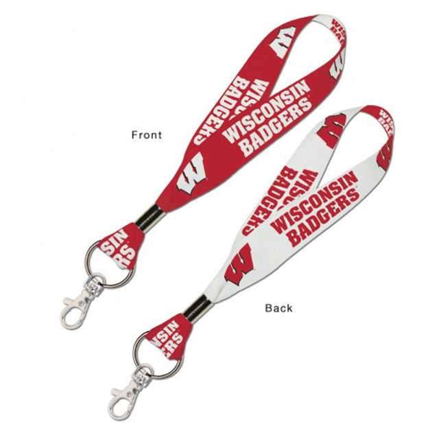 Wisconsin Badgers Key Strap 1"